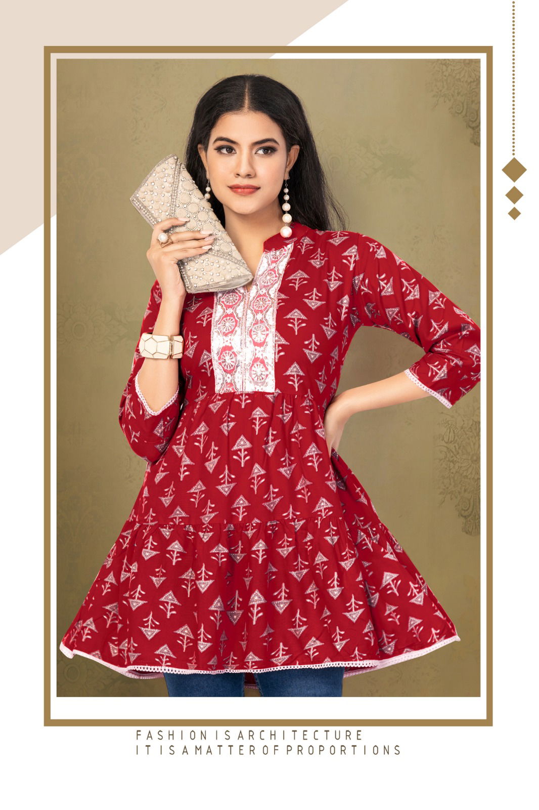 Shefali 3 By Hirwa Western Short ladies Top Wholesale Market in Surat